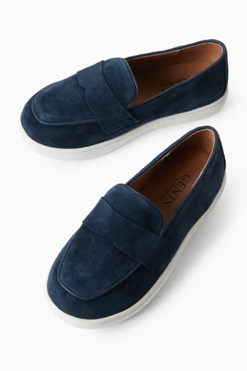 Kirk Penny Loafers in Suede