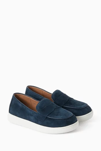 Kirk Penny Loafers in Suede