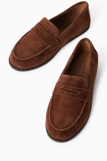 Ryan Penny Loafers in Suede