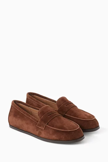 Ryan Penny Loafers in Suede