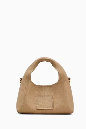 The Micro Crossbody Sack Bag in Leather