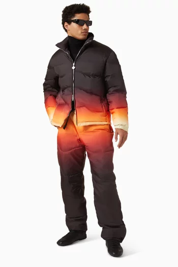 جاكيت مبطن بألوان متدرجة