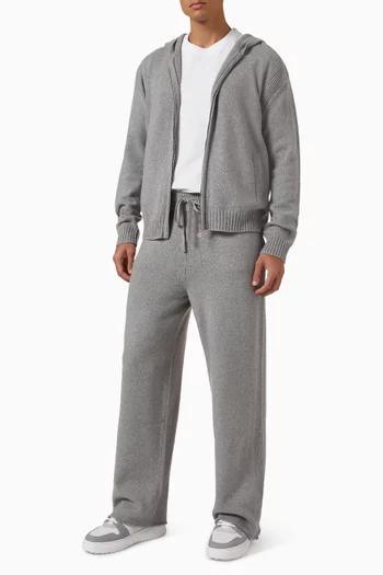 Logo Hoodie in Cashmere Knit