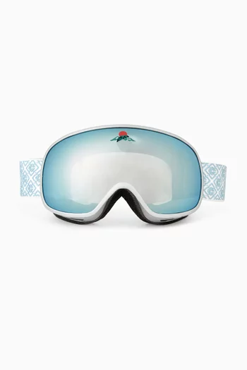 Monogram-strap Ski Goggles in Acetate