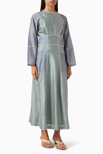 Whipstitch Patchwork Dress