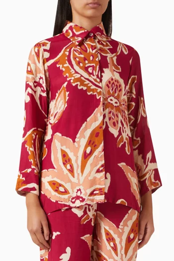 Floral-print Shirt