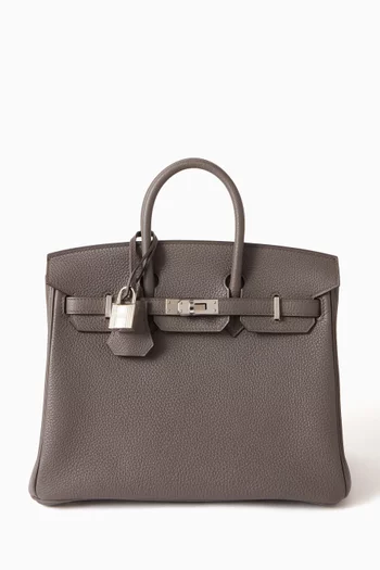 Birkin 25 Graphite in Togo Leather & Palladium Hardware