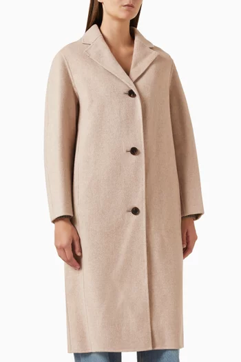Coat in Wool-blend