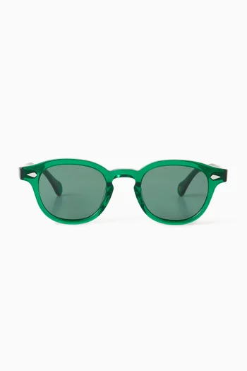 Johnny Round Sunglasses in Acetate