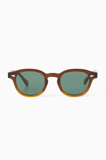 Johnny Round Sunglasses in Acetate