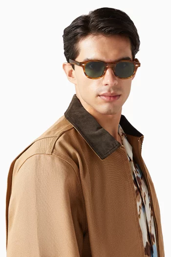 Johnny Round Sunglasses in Acetate
