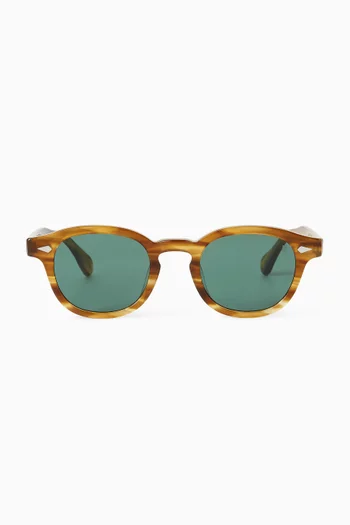 Johnny Round Sunglasses in Acetate