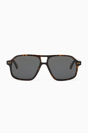 Morrison Aviator Sunglasses in Acetate