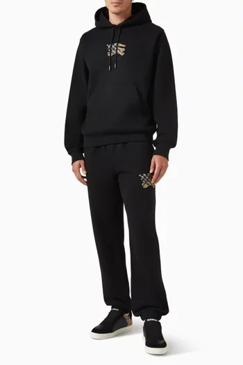 EKD Check Jogging Pants in Cotton