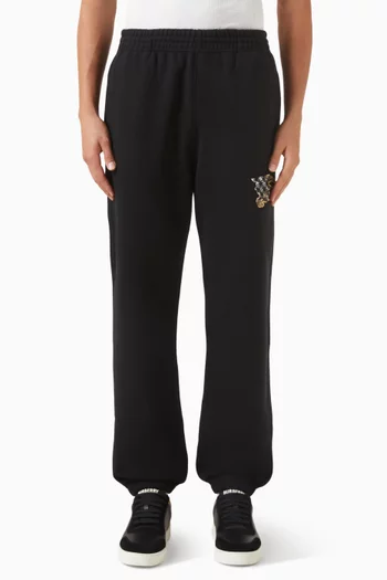 EKD Check Jogging Pants in Cotton