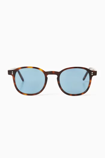 Tasca Round Sunglasses in Acetate