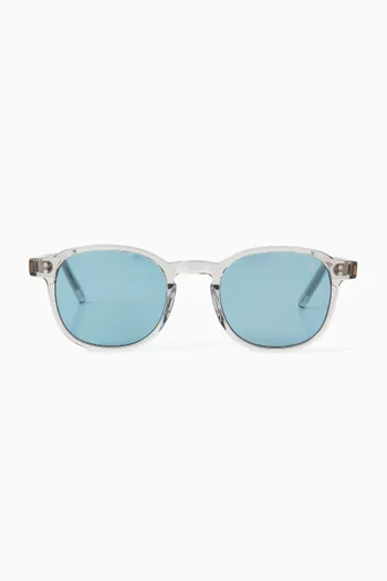 Tasca Round Sunglasses in Acetate
