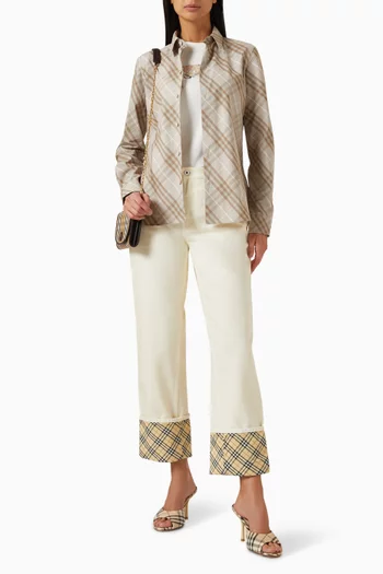 Check Shirt in Cotton