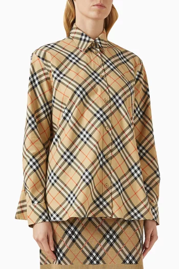 Heidi Check Shirt in Cotton