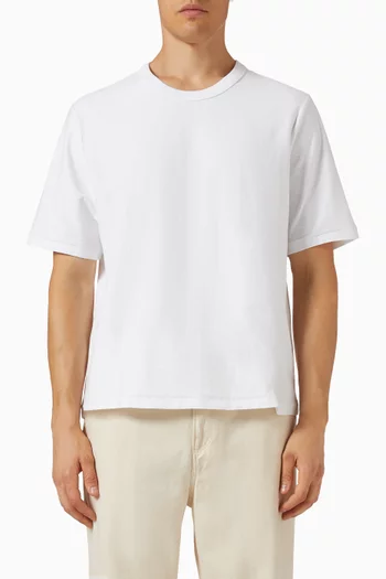 Slub T-shirt in Cotton-jersey