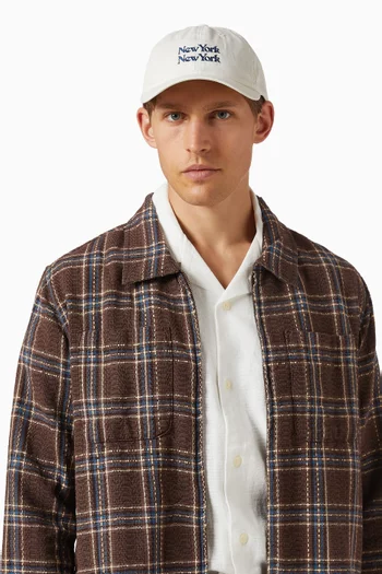 New York New York Cap in Cotton Twill