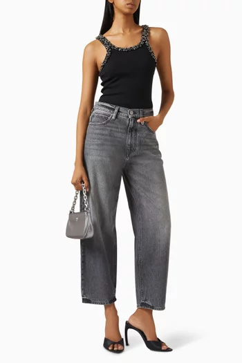 بنطال جينز إستل بقصة منفوخة دينم