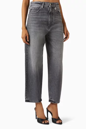 بنطال جينز إستل بقصة منفوخة دينم