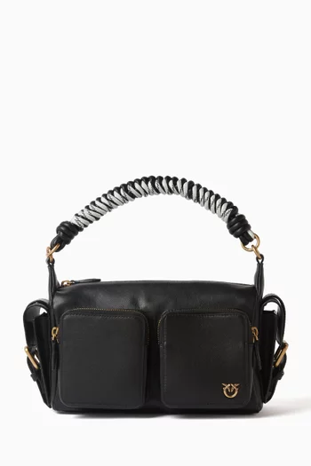 حقيبة كتف كارجو جلد