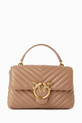 حقيبة لوف ليدي بتصميم مبطّن بيد علوية جلد