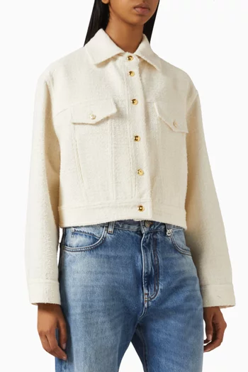 Gelato Trucker Jacket in Bouclé