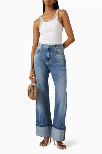 Coriandoli Tank Top in Cotton-blend