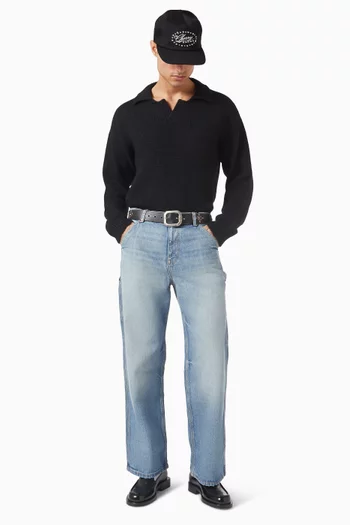 سترة بياقة هنلي مزيج ألباكا