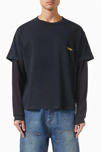 General Store Layered T-shirt in Cotton