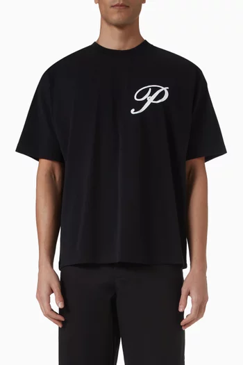 Gallery-print T-shirt in Cotton