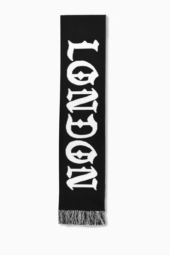 Headline Scarf in Merino Wool