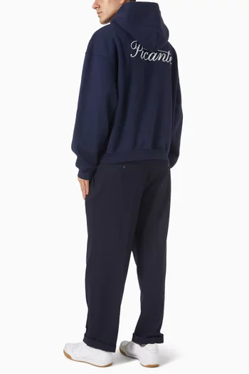 كنزة بغطاء رأس تايلور بغرزة السلسلة قطن