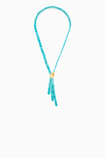Onda Turquoise Necklace in 18kt Gold Vermeil