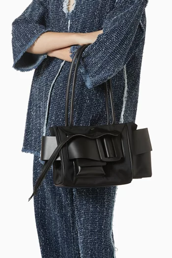 Boyy Bobby 23 Soft Inside-Out Bag in ECONYL® Nylon & Calfskin Leather.