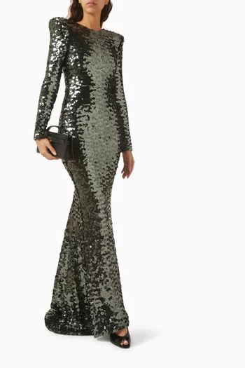 Lumen Sequin-embellished Gown