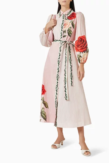Lucille Belted Maxi Dress