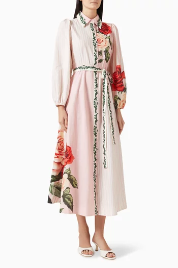 Lucille Belted Maxi Dress