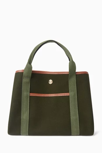 Small Traversée Tote Bag in Wool