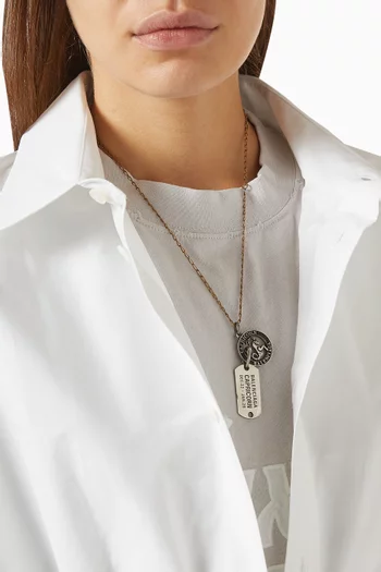 Horoscope Capricorn Necklace in Brass