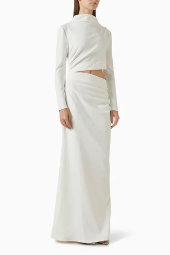 فستان سهرة نيريسا بفتحة