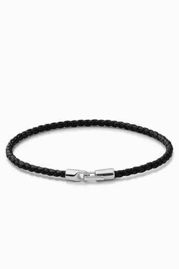 Cruz Rope Bracelet in Leather