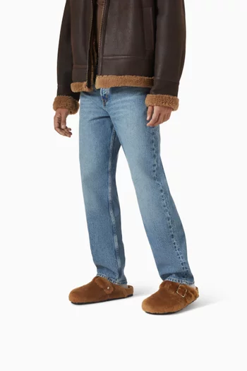 حذاء كلوغ بوسطن فرو