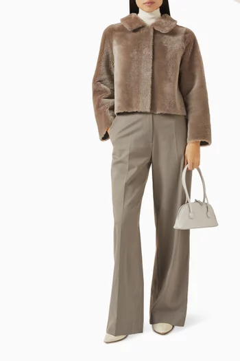 جاكيت أوديت قصير فرو