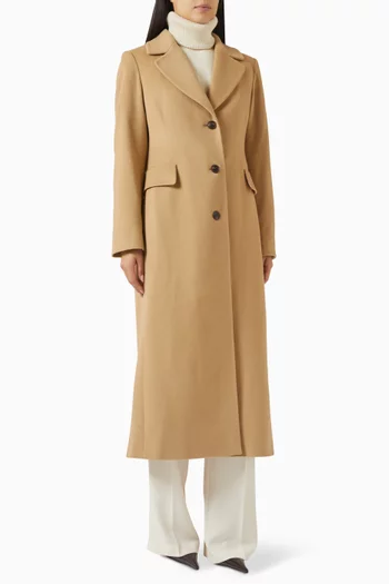 معطف ميا طويل صوف