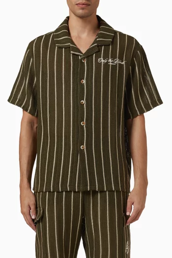 قميص جرينوود مطرز كروشيه