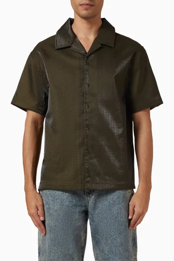 قميص لامع مطرز